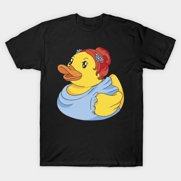 Ask Me About My Duck Disguise Funny Quack Costume T-Shirt by FunSillyShop